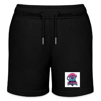 Call Me Old School - Kids Organic Sweat Shorts by Stanley/Stella - black - Front