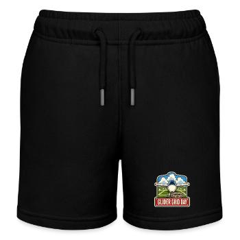 GLIDER GRID DAY - Kids Organic Sweat Shorts by Stanley/Stella - black - Front