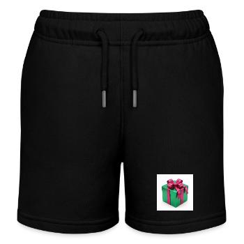 Grünes Geschenkpaket - Kinder Organic Joggingshorts Mini Bolter von Stanley/Stella - Schwarz - Vorne