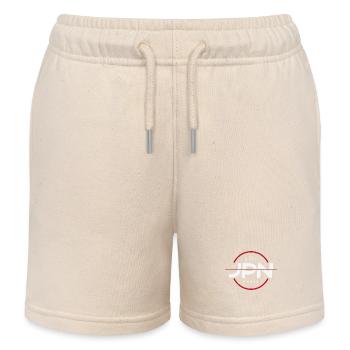 Tokyo Japan - Kids Organic Sweat Shorts by Stanley/Stella - soft Ecru - Front