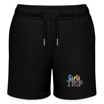 Girls Weekend Women Girls Trip - Kinder Organic Joggingshorts Mini Bolter von Stanley/Stella - Schwarz - Vorne