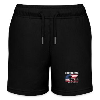 Chihuahua - Kinder Organic Joggingshorts Mini Bolter von Stanley/Stella - Schwarz - Vorne
