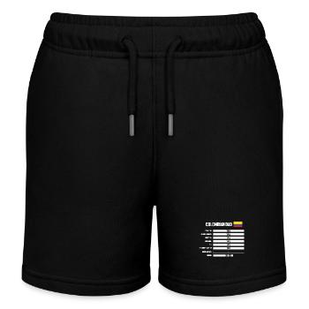 Colombie - Short de jogging enfant bio Stanley/Stella - noir - Devant