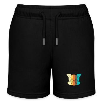Poterie - Short de jogging enfant bio Stanley/Stella - noir - Devant