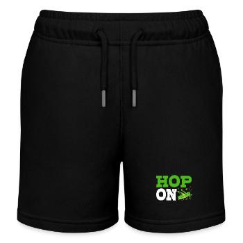 Sauterelle - Short de jogging enfant bio Stanley/Stella - noir - Devant