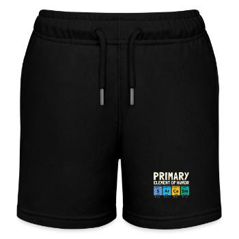 Chemiker chemisch Humor Chemie Lustige Sprüche - Kinder Organic Joggingshorts Mini Bolter von Stanley/Stella - Schwarz - Vorne