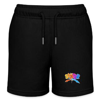 Skateur Skateboard Graffiti - Short de jogging enfant bio Stanley/Stella - noir - Devant