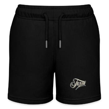 Team - Kinder Organic Joggingshorts Mini Bolter von Stanley/Stella - Schwarz - Vorne