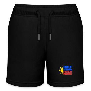 Filipino Philippines - Short de jogging enfant bio Stanley/Stella - noir - Devant
