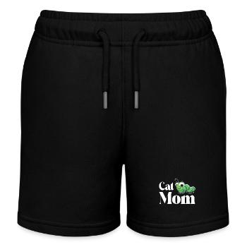 Monarch Butterflies I Breeding Butterflies - Kids Organic Sweat Shorts by Stanley/Stella - black - Front