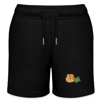 Ananas - Short de jogging enfant bio Stanley/Stella - noir - Devant