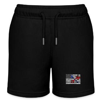 Automobiliste - Short de jogging enfant bio Stanley/Stella - noir - Devant