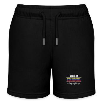 Kolumbien - Kinder Organic Joggingshorts Mini Bolter von Stanley/Stella - Schwarz - Vorne