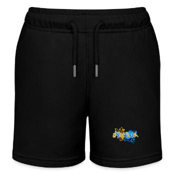 Ukraine Graffiti - Short de jogging enfant bio Stanley/Stella - noir - Devant