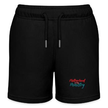 La maternité est mon ministère - Short de jogging enfant bio Stanley/Stella - noir - Devant