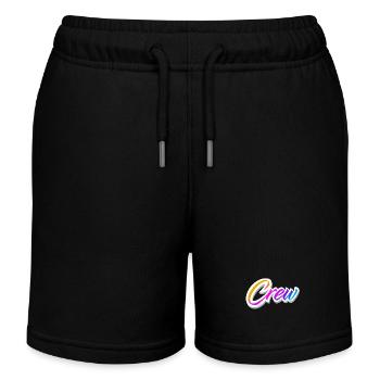 Crew Bunt - Kinder Organic Joggingshorts Mini Bolter von Stanley/Stella - Schwarz - Vorne