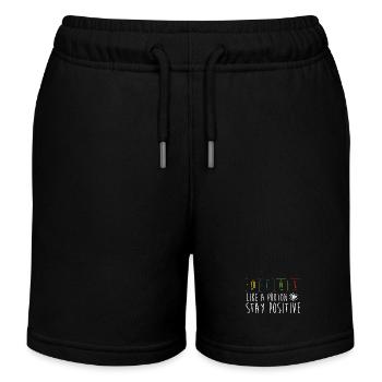 Tableau périodique - Short de jogging enfant bio Stanley/Stella - noir - Devant