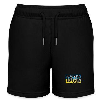 Ukraine - Short de jogging enfant bio Stanley/Stella - noir - Devant