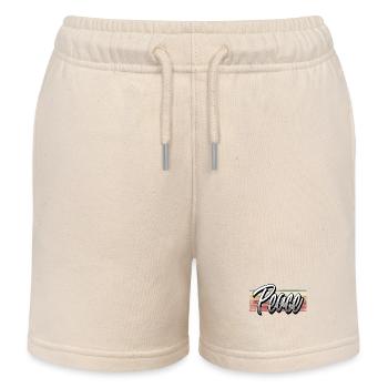 Peace - Kinder Organic Joggingshorts Mini Bolter von Stanley/Stella - Natur - Vorne