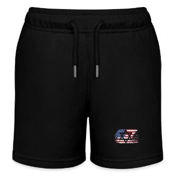 Hanoucca - Short de jogging enfant bio Stanley/Stella - noir - Devant