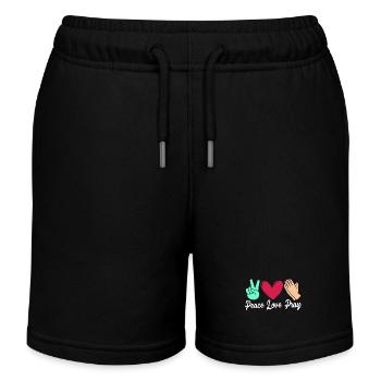 Pasteur des jeunes - Short de jogging enfant bio Stanley/Stella - noir - Devant