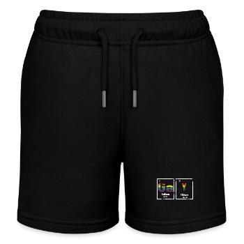 Tableau périodique - Short de jogging enfant bio Stanley/Stella - noir - Devant