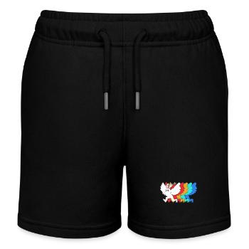 Mottenmann - Kinder Organic Joggingshorts Mini Bolter von Stanley/Stella - Schwarz - Vorne