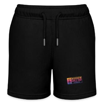 Attention Girls Trip en cours - Short de jogging enfant bio Stanley/Stella - noir - Devant
