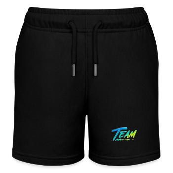 Team - Kids Organic Sweat Shorts by Stanley/Stella - black - Front