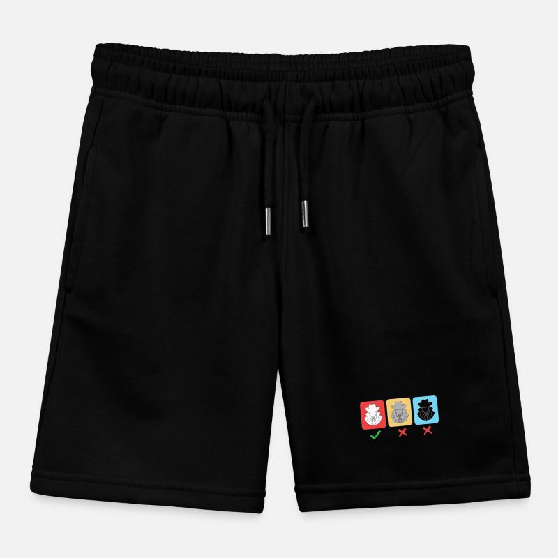 Cybersecurity Cyber Programmer Hacker Kids Organic Sweat Shorts by Stanley/Stella
