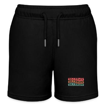 Gymnastics - Kids Organic Sweat Shorts by Stanley/Stella - black - Front