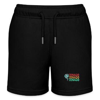 Tornado Geburtstag Kindergeburtstag - Kinder Organic Joggingshorts Mini Bolter von Stanley/Stella - Schwarz - Vorne