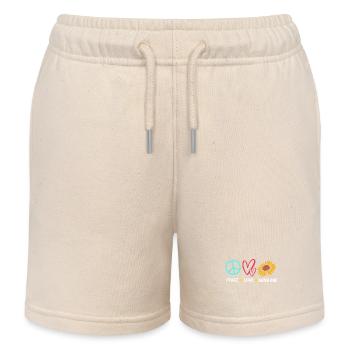 Floristik Florist Blumenhändler Blumenstrauß - Kinder Organic Joggingshorts Mini Bolter von Stanley/Stella - Natur - Vorne
