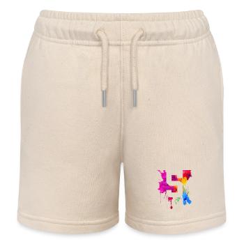 5 YEARS 5TH BIRTHDAY - Kids Organic Sweat Shorts by Stanley/Stella - soft Ecru - Front