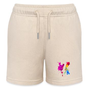7 ANS 7E ANNIVERSAIRE - Short de jogging enfant bio Stanley/Stella - écru doux - Devant