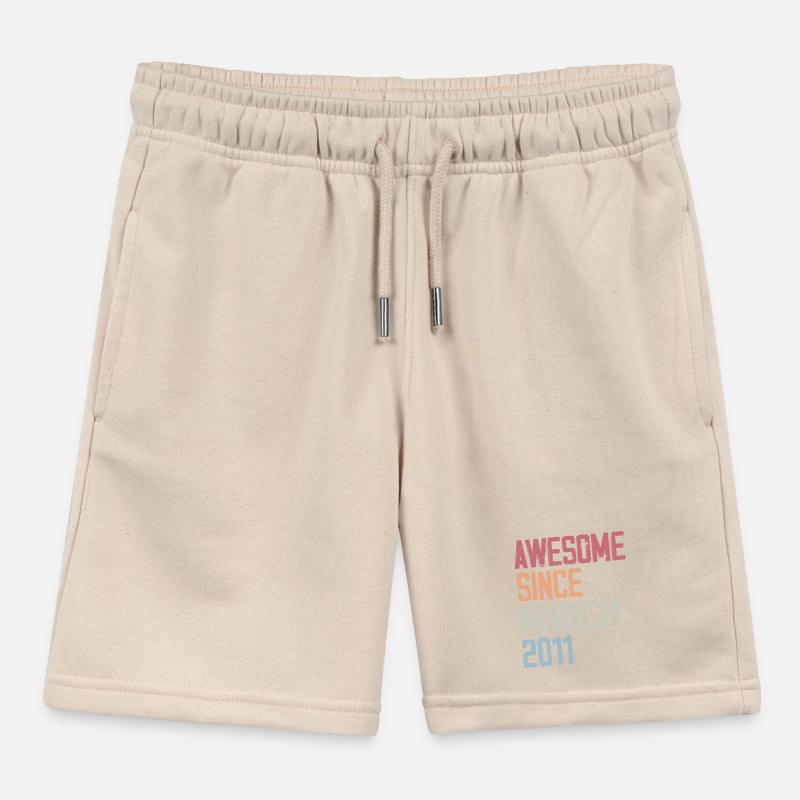 2011 März Geburt Geburtstag März 2011 Geschenk Kinder Organic Joggingshorts Mini Bolter von Stanley/Stella
