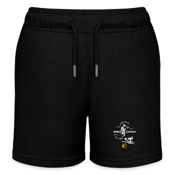 Der Weg ist das Ziel - Camino 2025 - Jakobsweg - Kinder Organic Joggingshorts Mini Bolter von Stanley/Stella - Schwarz - Vorne
