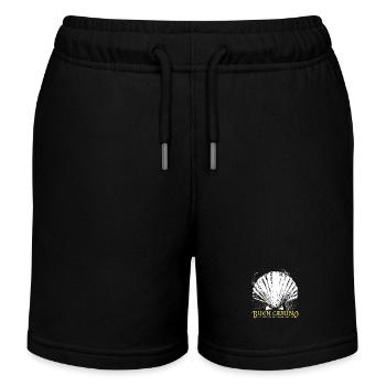 Buen Camino, coquille Saint-Jacques-de-Compostelle - Short de jogging enfant bio Stanley/Stella - noir - Devant