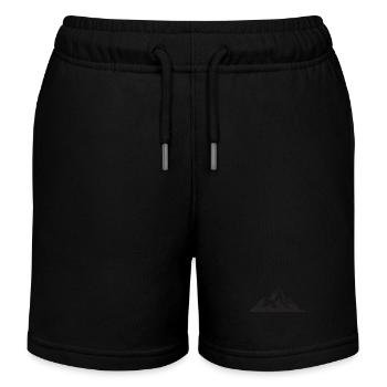 Berge Alpen Symbol - Kinder Organic Joggingshorts Mini Bolter von Stanley/Stella - Schwarz - Vorne