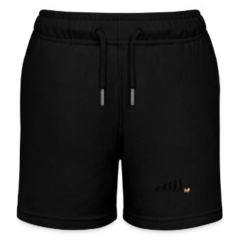 Crache nain - Short de jogging enfant bio Stanley/Stella - noir - Devant