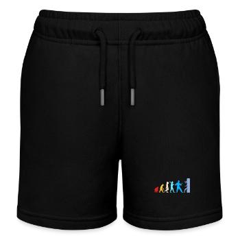 Wing Chun - Kinder Organic Joggingshorts Mini Bolter von Stanley/Stella - Schwarz - Vorne
