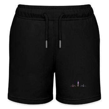 Eiskunstläufer Schlittschuhlaufen Eiskunstlauf - Kinder Organic Joggingshorts Mini Bolter von Stanley/Stella - Schwarz - Vorne