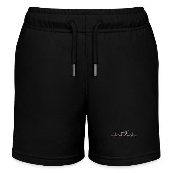 Eiskunstläufer Schlittschuhlaufen Eiskunstlauf - Kinder Organic Joggingshorts Mini Bolter von Stanley/Stella - Schwarz - Vorne