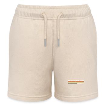 Brighton And Hove UK Vintage British British - Kids Organic Sweat Shorts by Stanley/Stella - soft Ecru - Front