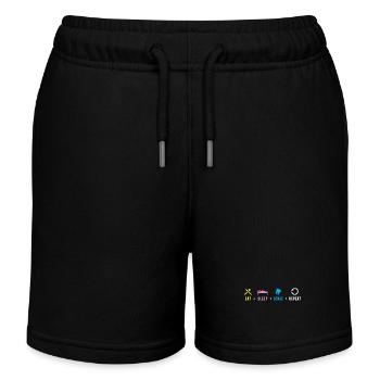 Dentiste - Short de jogging enfant bio Stanley/Stella - noir - Devant
