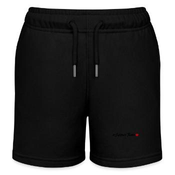 Support Team Herz - Kinder Organic Joggingshorts Mini Bolter von Stanley/Stella - Schwarz - Vorne