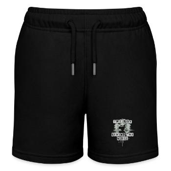 Drummer Boy Schlagzeuger Drumset Silhouette - Kids Organic Sweat Shorts by Stanley/Stella - black - Front