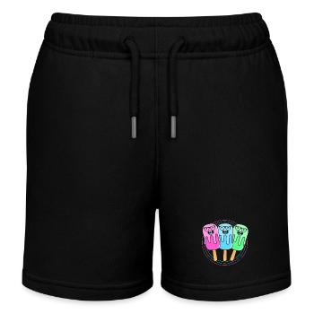Pool Party - Kids Organic Sweat Shorts by Stanley/Stella - black - Front