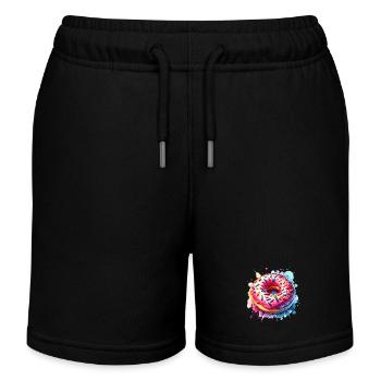 Donut - Kinder Organic Joggingshorts Mini Bolter von Stanley/Stella - Schwarz - Vorne