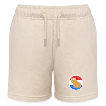 Capybara - Kinder Organic Joggingshorts Mini Bolter von Stanley/Stella - Natur - Vorne
